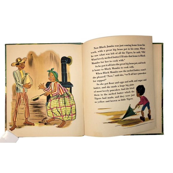 Vintage LITTLE BLACK SAMBO by HELEN BANNERMAN  Illustrated by ROBERT MOORE 1942 - Picture 10 of 16